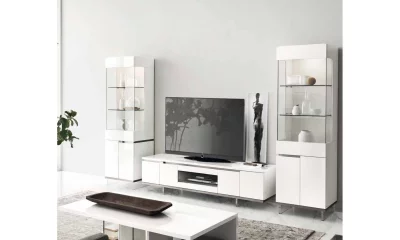 Комплект мебели в гостиную Alf Group Artemide (Тумба ТВ + 2 витрины 1А) KJAE630 +  PJAE0683
