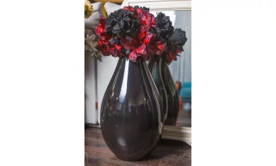 Unico Italia Ваза H.65 Ceramica Nero Lucido VAS004 VNL