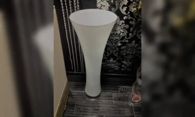 ваза стеклянная