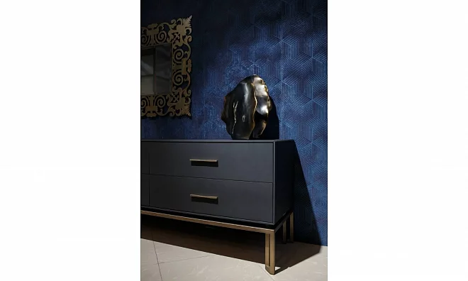 Комод TOSCONOVA ORO CON BASE IN METALLO ORONCO