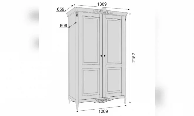 Шкаф Распашной Kreind Atelier Home APs622-K04-S
