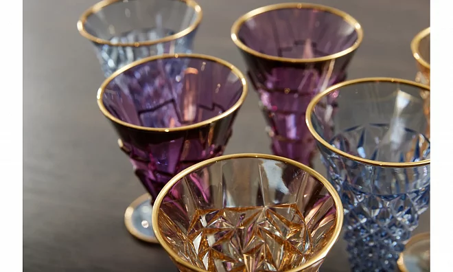 Набор бокалов Vetrerie Di Empoli Bordo 24BO-014/016/017/018/019/020