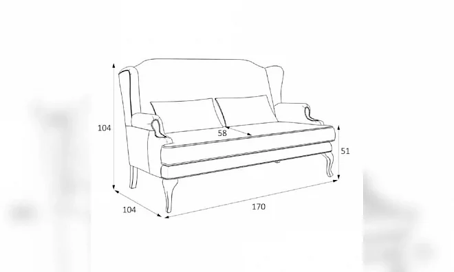 Софа Kreind Френсис M14-Wn-0381 M14-WN-0381