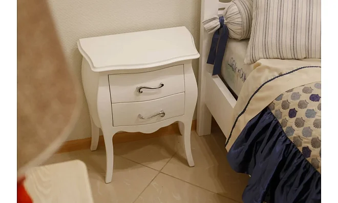 Domus Mobili Тумбочка 1407/A Bianco Brillante 50*30*60 1407/A