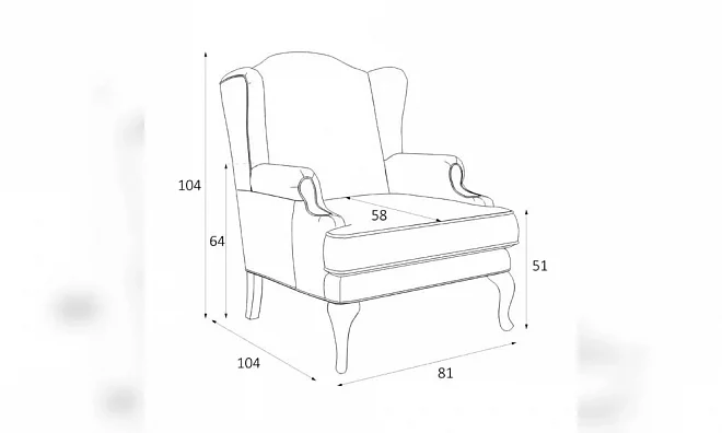 Кресло Kreind Френсис M12-Wn-B01 M12-WN-B01