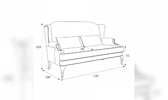 Софа Kreind Френсис M14-Bn-B08 M14-BN-B08